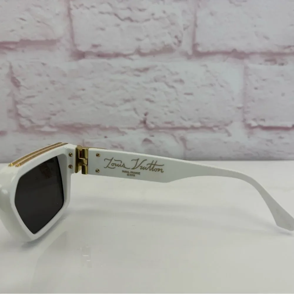 Louis Vuitton 1:1 Millionaire Z1166W White Acetate Sunglasses